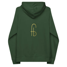 Load image into Gallery viewer, Haitian Embroidered Flag Unisex eco raglan hoodie - Frantz Benjamin
