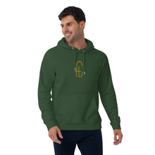 Load image into Gallery viewer, Big FB Embrodery Unisex eco raglan hoodie - Frantz Benjamin
