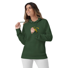 Load image into Gallery viewer, Lion Head FB Embroidered Unisex eco raglan hoodie - Frantz Benjamin
