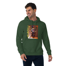 Load image into Gallery viewer, Melanin Unisex eco raglan hoodie - Frantz Benjamin
