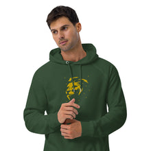 Load image into Gallery viewer, Lion Head FB Embroidered Unisex eco raglan hoodie - Frantz Benjamin
