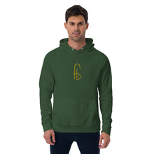 Load image into Gallery viewer, Big FB Embrodery Unisex eco raglan hoodie - Frantz Benjamin
