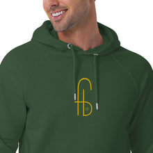 Load image into Gallery viewer, Big FB Embrodery Unisex eco raglan hoodie - Frantz Benjamin

