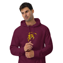 Load image into Gallery viewer, Lion Head FB Embroidered Unisex eco raglan hoodie - Frantz Benjamin
