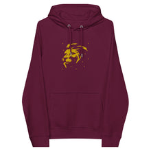 Load image into Gallery viewer, Lion Head FB Embroidered Unisex eco raglan hoodie - Frantz Benjamin
