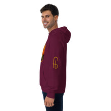 Load image into Gallery viewer, Sunset Print Canvas Unisex eco raglan hoodie - Frantz Benjamin
