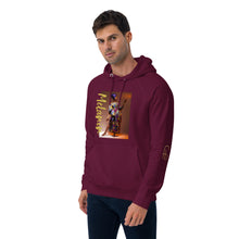 Load image into Gallery viewer, Melanin Unisex eco raglan hoodie - Frantz Benjamin
