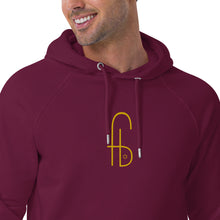 Load image into Gallery viewer, Big FB Embrodery Unisex eco raglan hoodie - Frantz Benjamin
