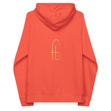 Load image into Gallery viewer, Haitian Embroidered Flag Unisex eco raglan hoodie - Frantz Benjamin
