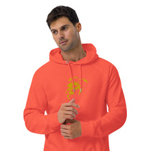 Load image into Gallery viewer, Lion Head FB Embroidered Unisex eco raglan hoodie - Frantz Benjamin
