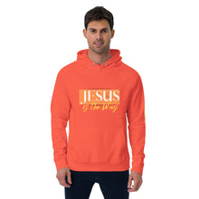 Load image into Gallery viewer, Jesus Saves Unisex eco raglan hoodie - Frantz Benjamin
