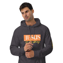 Load image into Gallery viewer, Jesus Saves Unisex eco raglan hoodie - Frantz Benjamin
