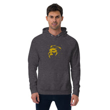 Load image into Gallery viewer, Lion Head FB Embroidered Unisex eco raglan hoodie - Frantz Benjamin
