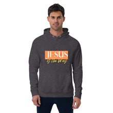 Load image into Gallery viewer, Jesus Saves Unisex eco raglan hoodie - Frantz Benjamin
