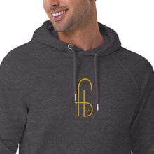 Load image into Gallery viewer, Big FB Embrodery Unisex eco raglan hoodie - Frantz Benjamin
