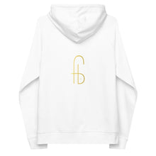 Load image into Gallery viewer, Haitian Embroidered Flag Unisex eco raglan hoodie - Frantz Benjamin
