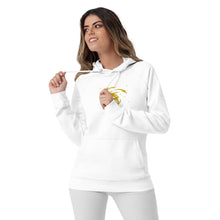 Load image into Gallery viewer, Lion Head FB Embroidered Unisex eco raglan hoodie - Frantz Benjamin
