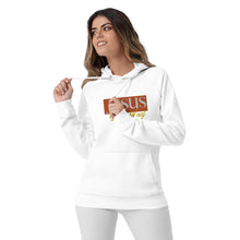 Load image into Gallery viewer, Jesus Saves Embrodery Unisex eco raglan hoodie - Frantz Benjamin
