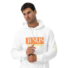 Load image into Gallery viewer, Jesus Saves Unisex eco raglan hoodie - Frantz Benjamin
