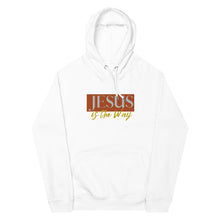 Load image into Gallery viewer, Jesus Saves Embrodery Unisex eco raglan hoodie - Frantz Benjamin
