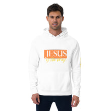 Load image into Gallery viewer, Jesus Saves Unisex eco raglan hoodie - Frantz Benjamin
