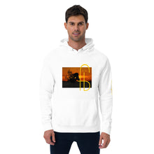 Load image into Gallery viewer, Sunset Print Canvas Unisex eco raglan hoodie - Frantz Benjamin
