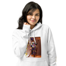 Load image into Gallery viewer, Melanin Unisex eco raglan hoodie - Frantz Benjamin
