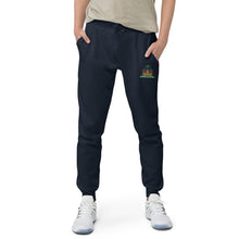 Load image into Gallery viewer, Haiti Embroidered Unisex fleece sweatpants - Frantz Benjamin
