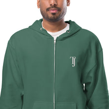 Load image into Gallery viewer, Unisex fleece zip up hoodie - Frantz Benjamin

