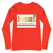 Load image into Gallery viewer, Jesus is the way Unisex Long Sleeve Tee - Frantz Benjamin
