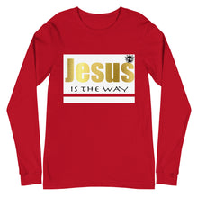 Load image into Gallery viewer, Jesus is the way Unisex Long Sleeve Tee - Frantz Benjamin
