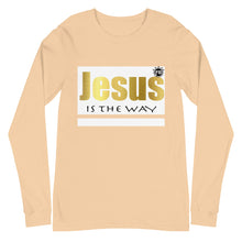 Load image into Gallery viewer, Jesus is the way Unisex Long Sleeve Tee - Frantz Benjamin

