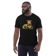 Load image into Gallery viewer, King Unisex organic cotton t-shirt - Frantz Benjamin
