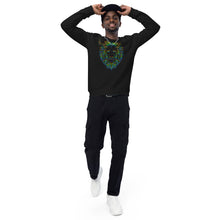 Load image into Gallery viewer, Lion Head Unisex organic raglan sweatshirt - Frantz Benjamin
