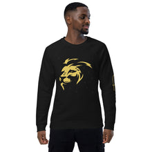 Load image into Gallery viewer, Lion Head Unisex organic raglan sweatshirt - Frantz Benjamin

