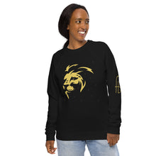 Load image into Gallery viewer, Lion Head Unisex organic raglan sweatshirt - Frantz Benjamin

