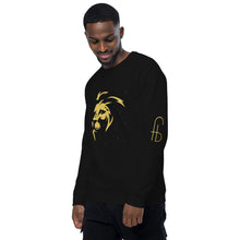 Load image into Gallery viewer, Lion Head Unisex organic raglan sweatshirt - Frantz Benjamin
