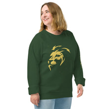 Load image into Gallery viewer, Lion Head Unisex organic raglan sweatshirt - Frantz Benjamin

