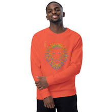 Load image into Gallery viewer, Lion Head Unisex organic raglan sweatshirt - Frantz Benjamin
