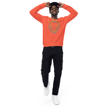 Load image into Gallery viewer, Lion Head Unisex organic raglan sweatshirt - Frantz Benjamin
