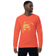 Load image into Gallery viewer, Lion Head Unisex organic raglan sweatshirt - Frantz Benjamin
