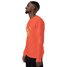 Load image into Gallery viewer, Lion Head Unisex organic raglan sweatshirt - Frantz Benjamin

