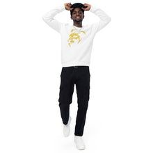 Load image into Gallery viewer, Lion Head Unisex organic raglan sweatshirt - Frantz Benjamin

