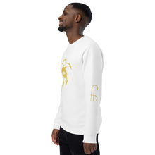 Load image into Gallery viewer, Lion Head Unisex organic raglan sweatshirt - Frantz Benjamin
