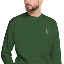 Load image into Gallery viewer, FB Embroidered logo Unisex Premium Sweatshirt - Frantz Benjamin
