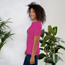 Load image into Gallery viewer, Haitian Flag Print Unisex t-shirt - Frantz Benjamin

