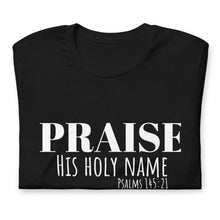 Load image into Gallery viewer, Praise Unisex t-shirt - Frantz Benjamin

