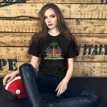 Load image into Gallery viewer, Haitian Flag Print Unisex t-shirt - Frantz Benjamin

