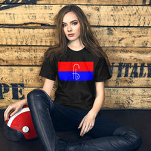 Load image into Gallery viewer, FB Haitian Flag Unisex t-shirt - Frantz Benjamin
