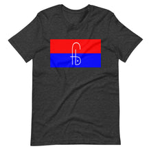 Load image into Gallery viewer, FB Haitian Flag Unisex t-shirt - Frantz Benjamin
